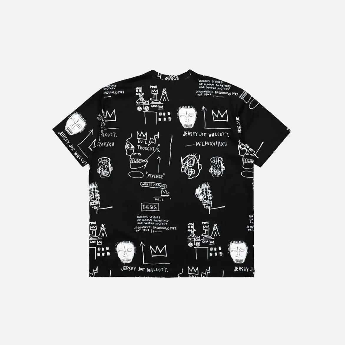 BASQUIAT TEE - BLACK sold by Lapstone & Hammer product image thumbnail 2