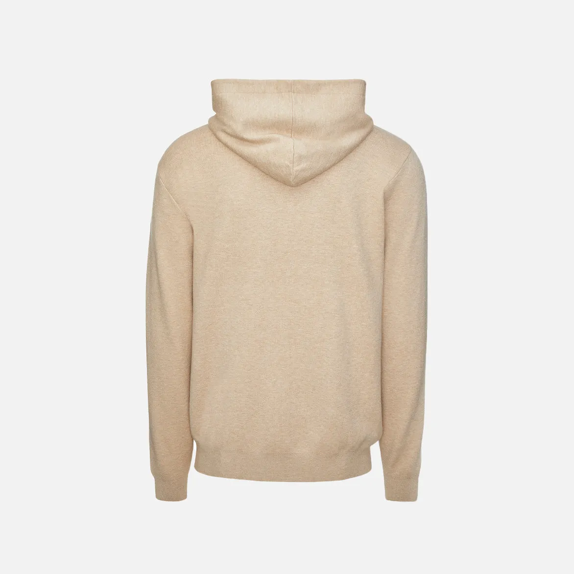 MERINO WOOL HOODED SWEATER - KHAKI sold by Lapstone & Hammer product image thumbnail 2