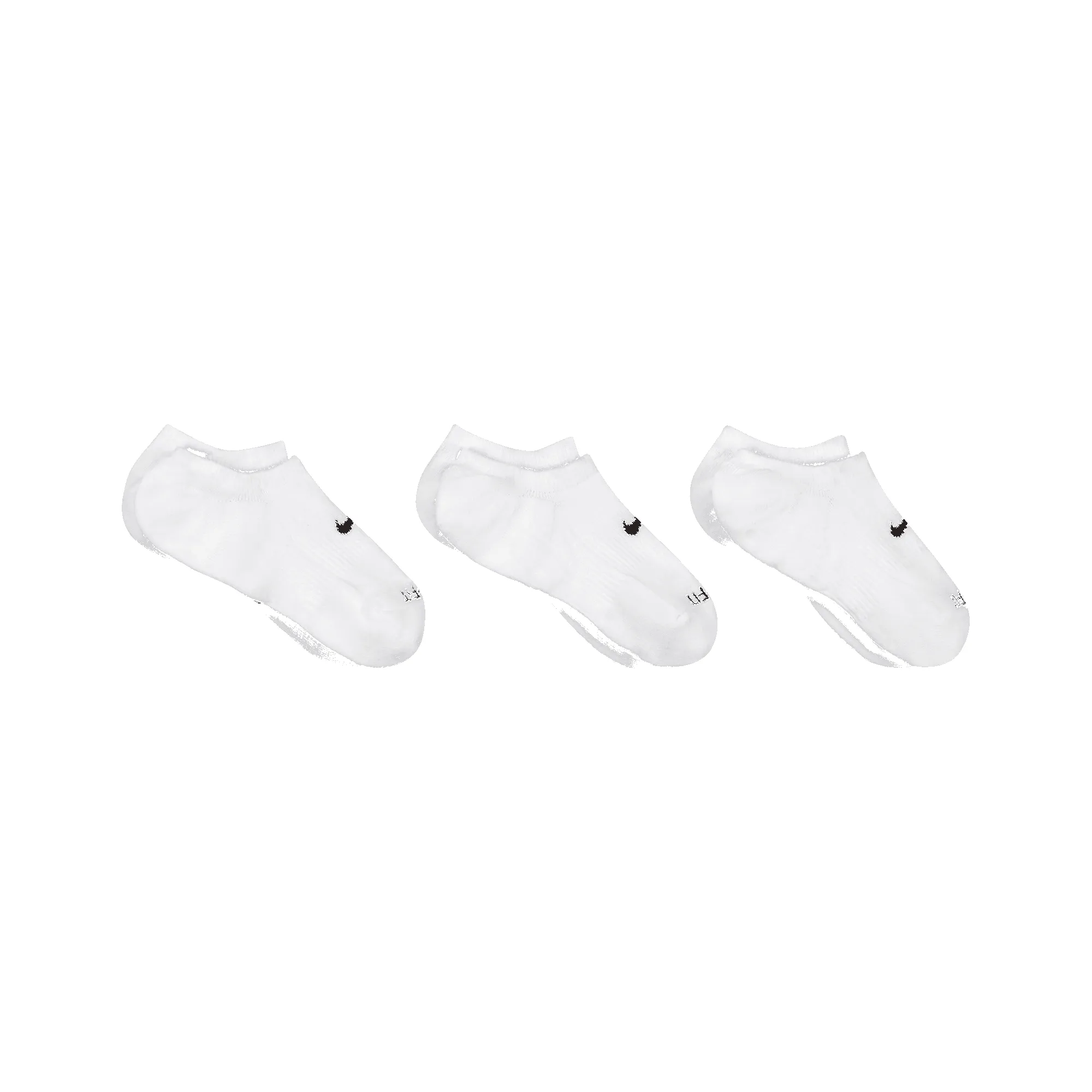 NIKE TRAINING FOOTIE SOCKS 3PACK - WHITE sold by Lapstone & Hammer product image thumbnail 3