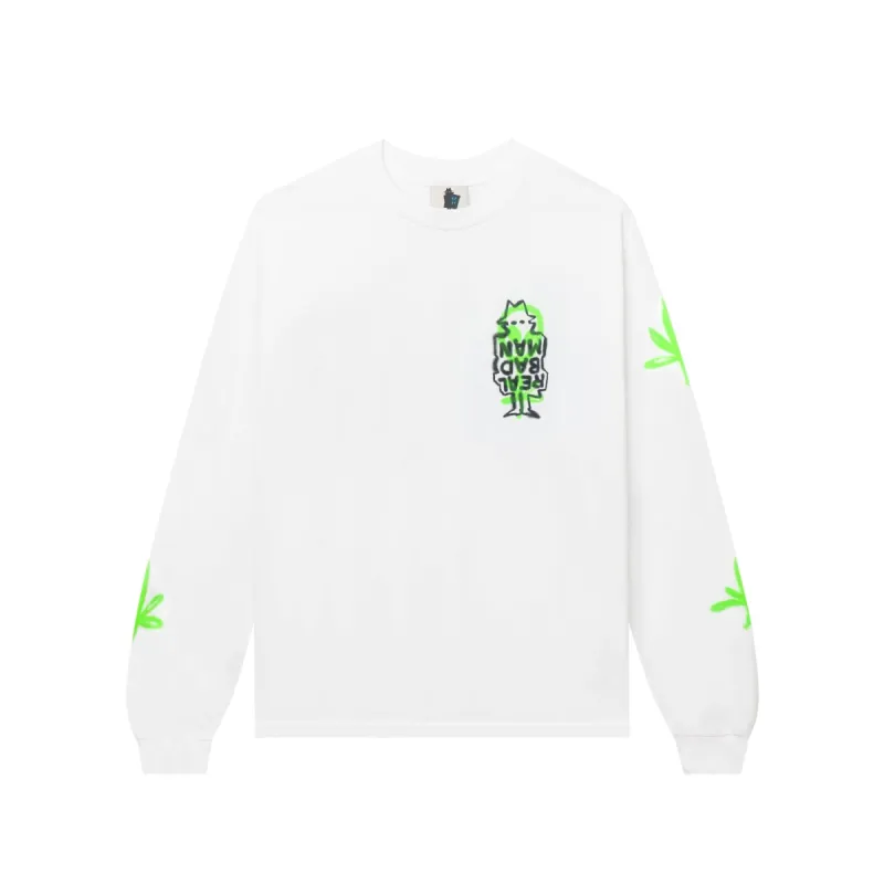 FREE THE WEED L/S TEE - WHITE sold by Lapstone & Hammer