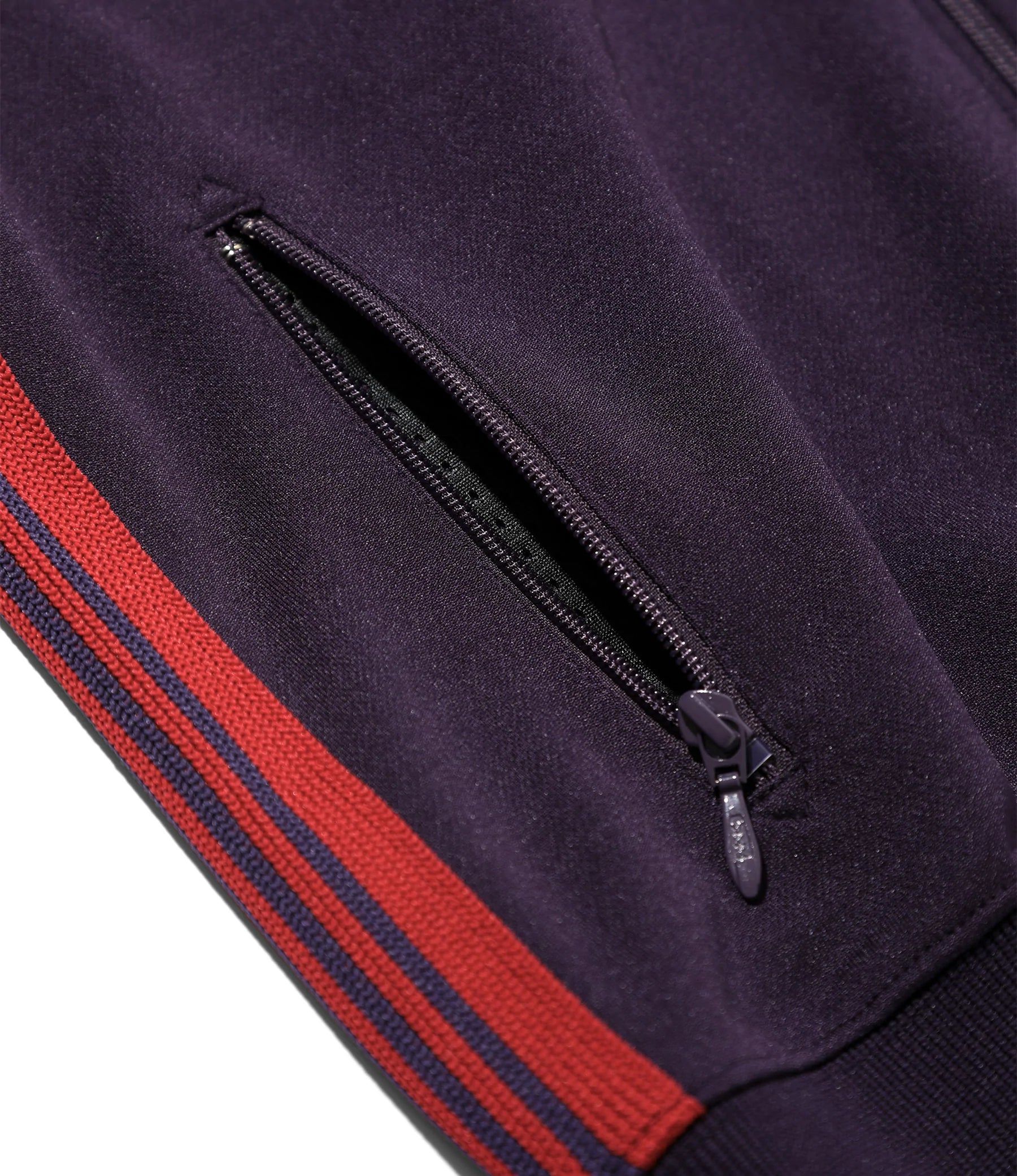 TRACK JACKET POLY SMOOTH - DARK PURPLE sold by Lapstone & Hammer product image thumbnail 5