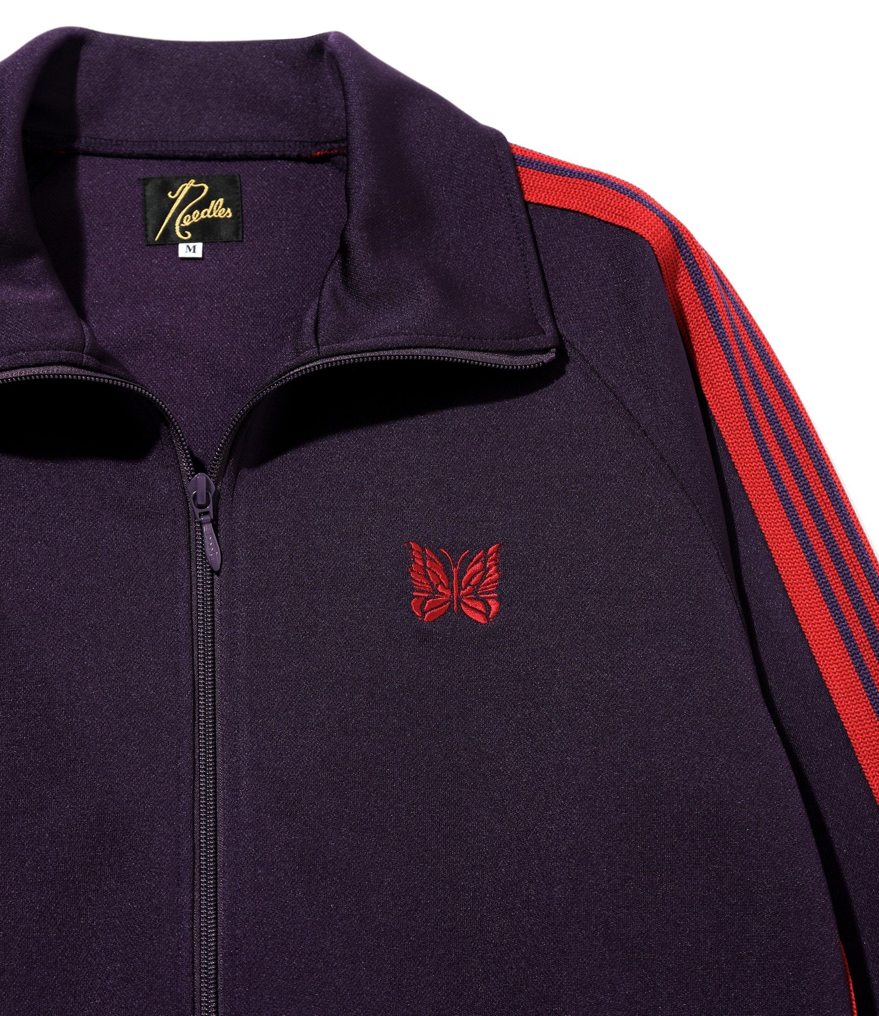 TRACK JACKET POLY SMOOTH - DARK PURPLE sold by Lapstone & Hammer product image thumbnail 3