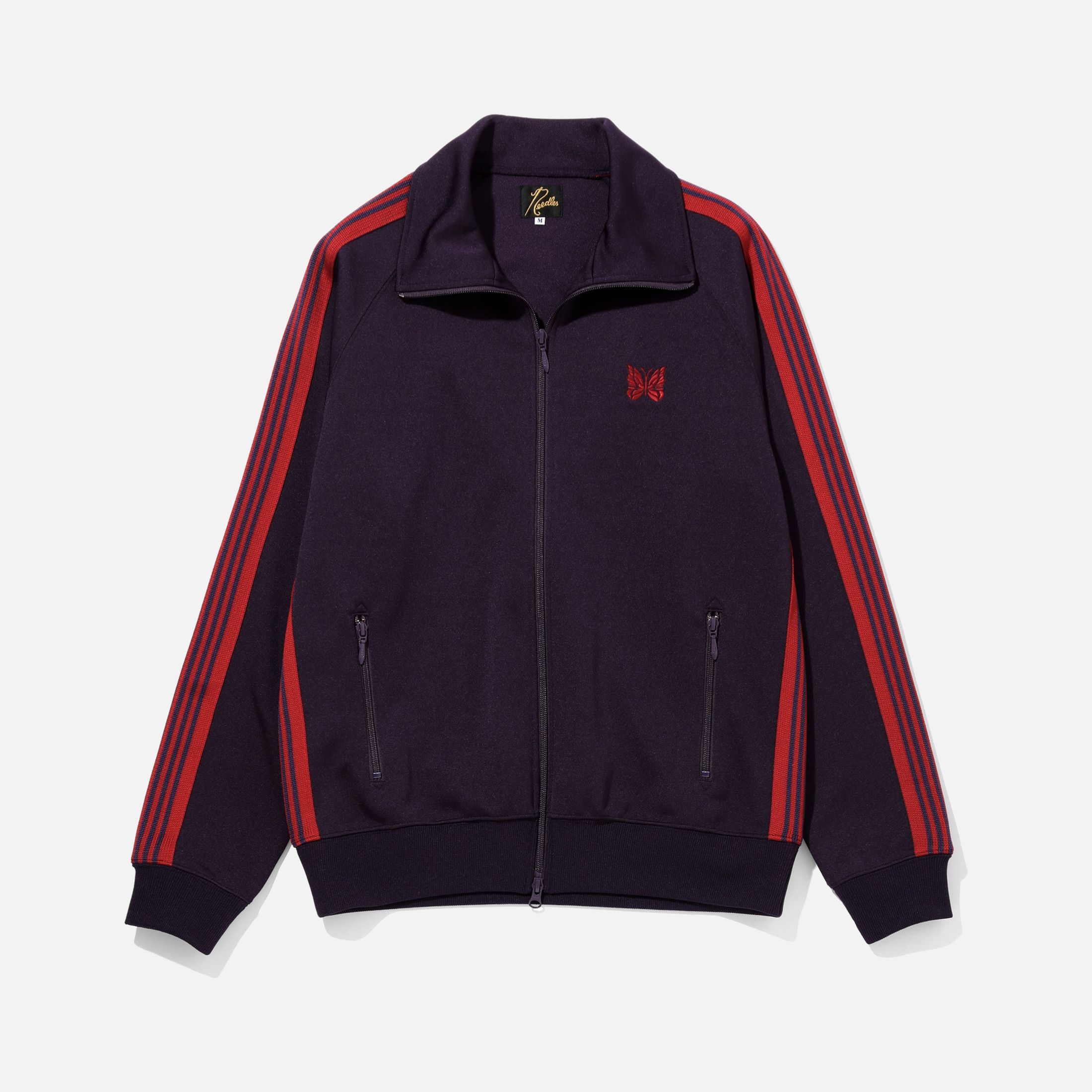 TRACK JACKET POLY SMOOTH - DARK PURPLE sold by Lapstone & Hammer