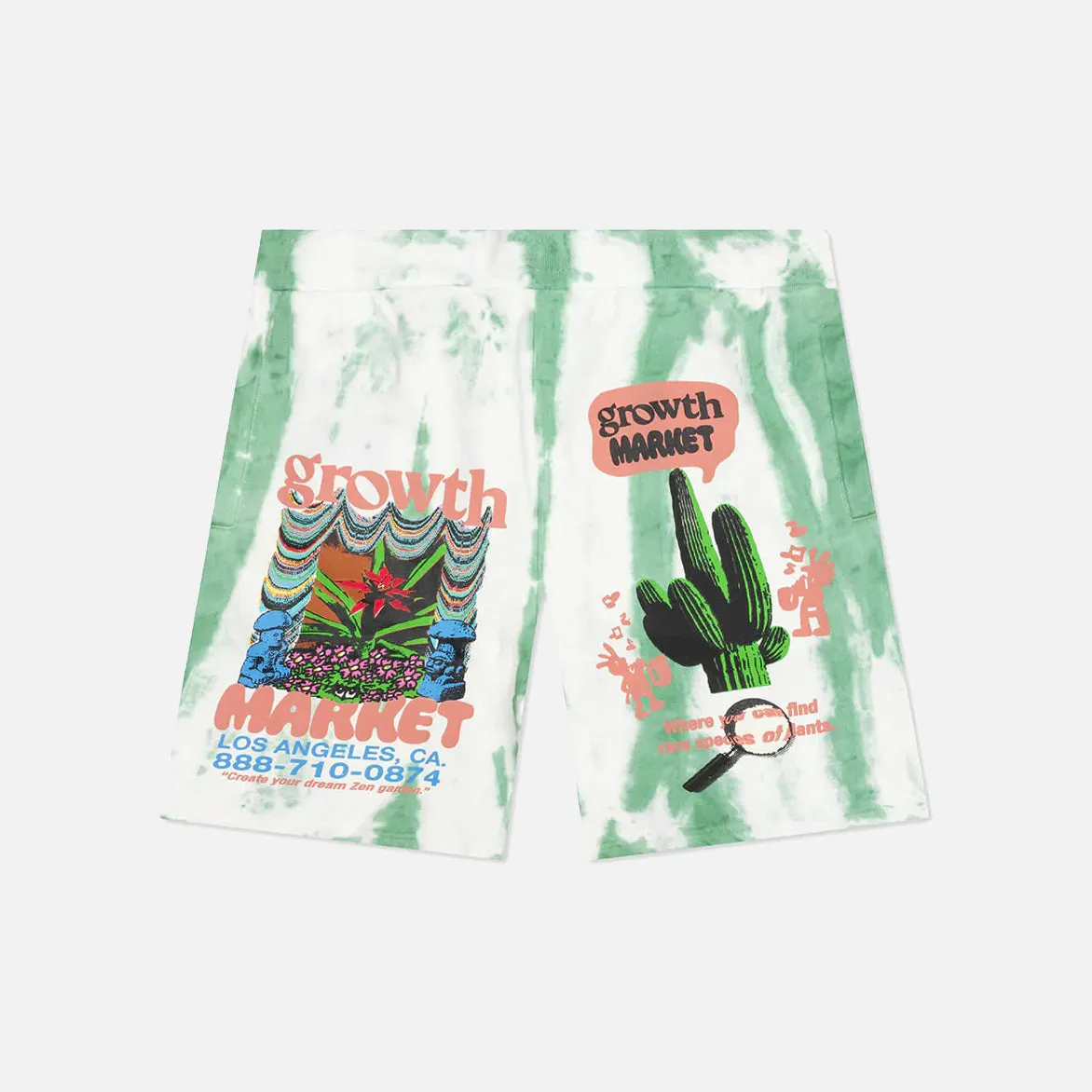 GROWTH MARKET TIE DYE SWEATSHORTS sold by Lapstone & Hammer