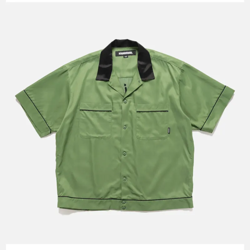 BOWLING SHIRT SS - GREEN sold by Lapstone & Hammer