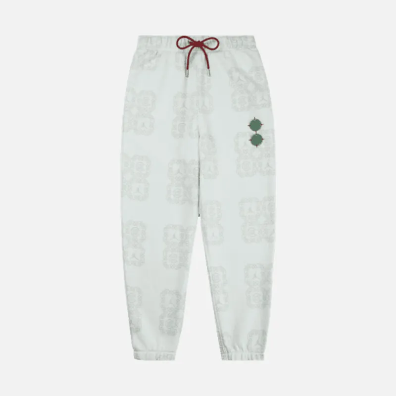 CLOT X JORDAN ALLOVER PRINT FLEECE PANTS "JADE" sold by Lapstone & Hammer