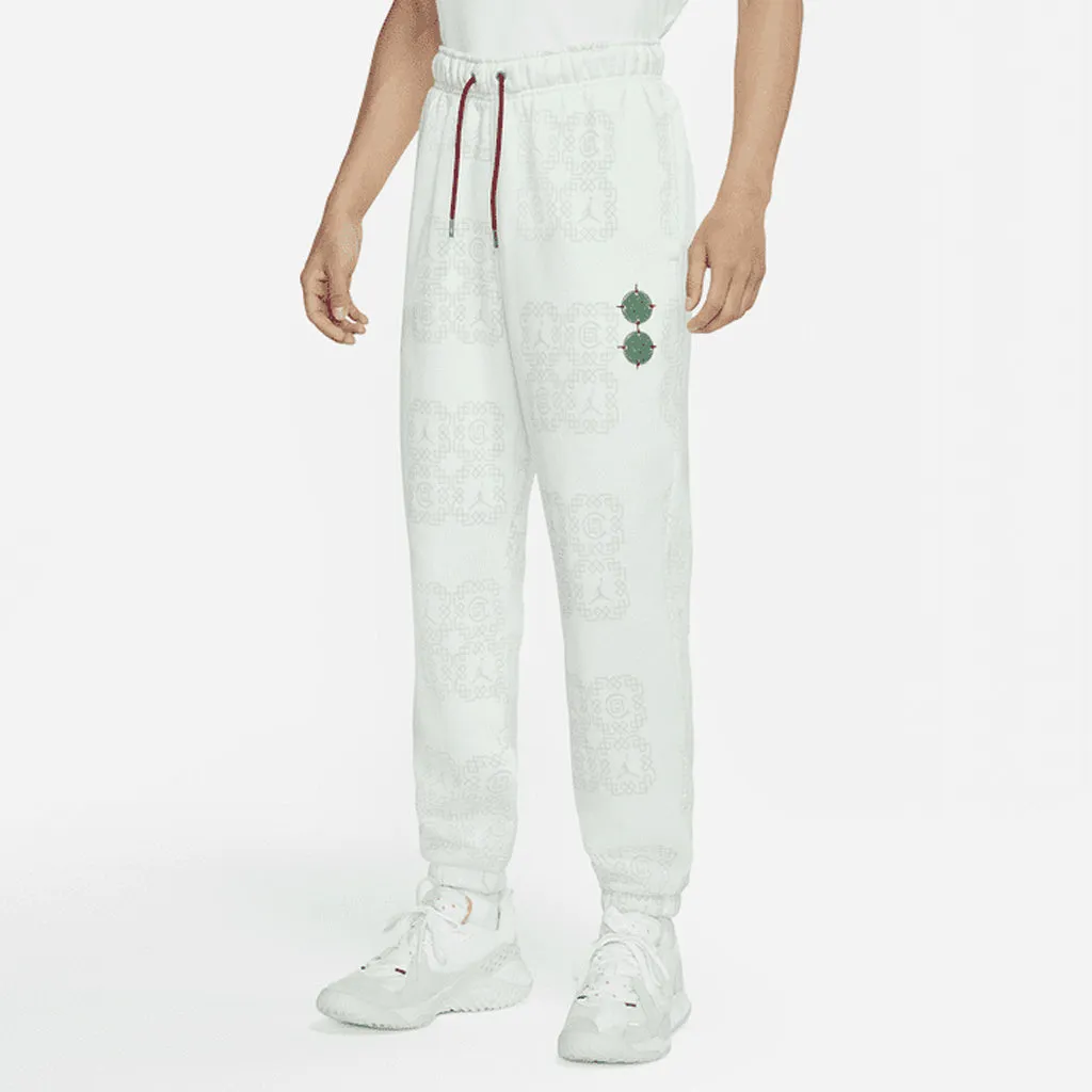 CLOT X JORDAN ALLOVER PRINT FLEECE PANTS "JADE" sold by Lapstone & Hammer product image thumbnail 2