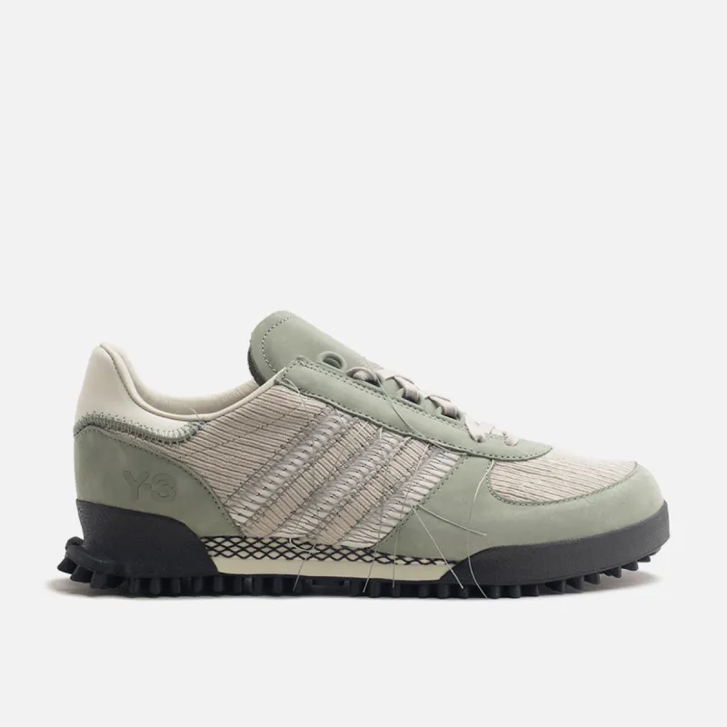 Y-3 MARATHON TR - SILVER / GREEN sold by Lapstone & Hammer