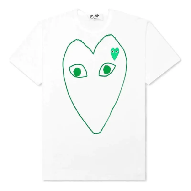 WMNS GREEN  HEART OUTLINE - GREEN sold by Lapstone & Hammer
