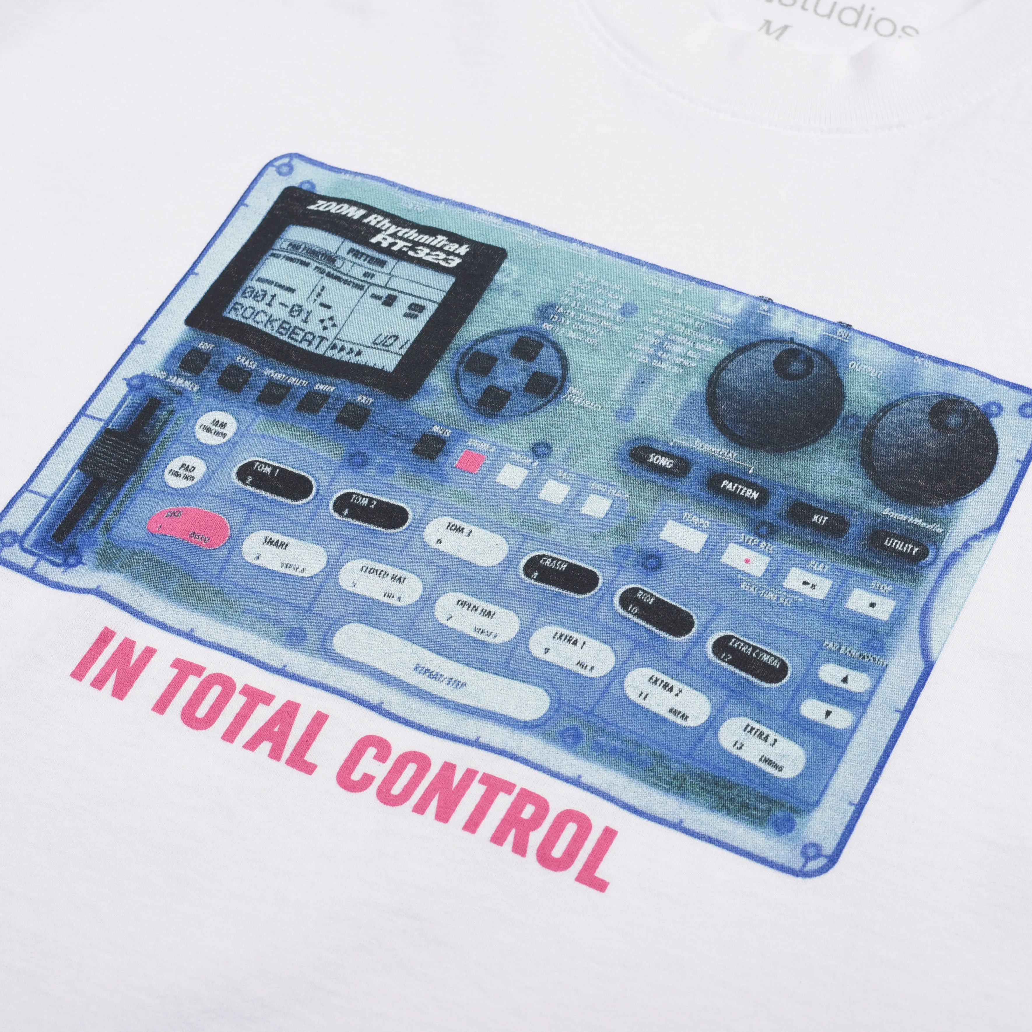 CONTROL T-SHIRT - WHITE sold by Lapstone & Hammer product image thumbnail 3