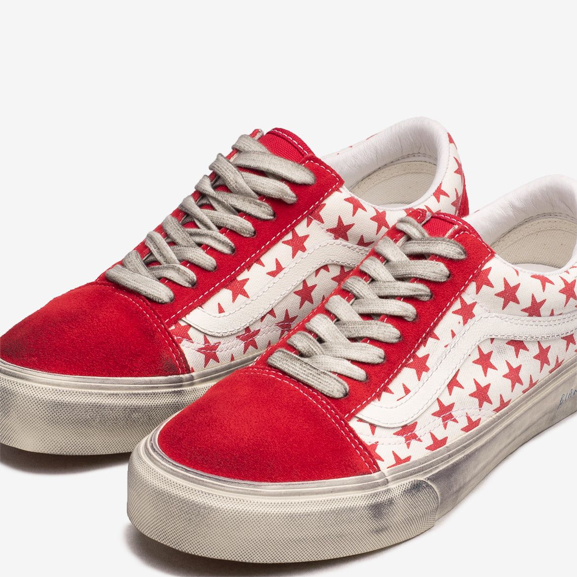 BIANCA CHANDON X VANS VAULT OLD SKOOL VLT LX - STRESSED RED / WHITE sold by Lapstone & Hammer product image thumbnail 5