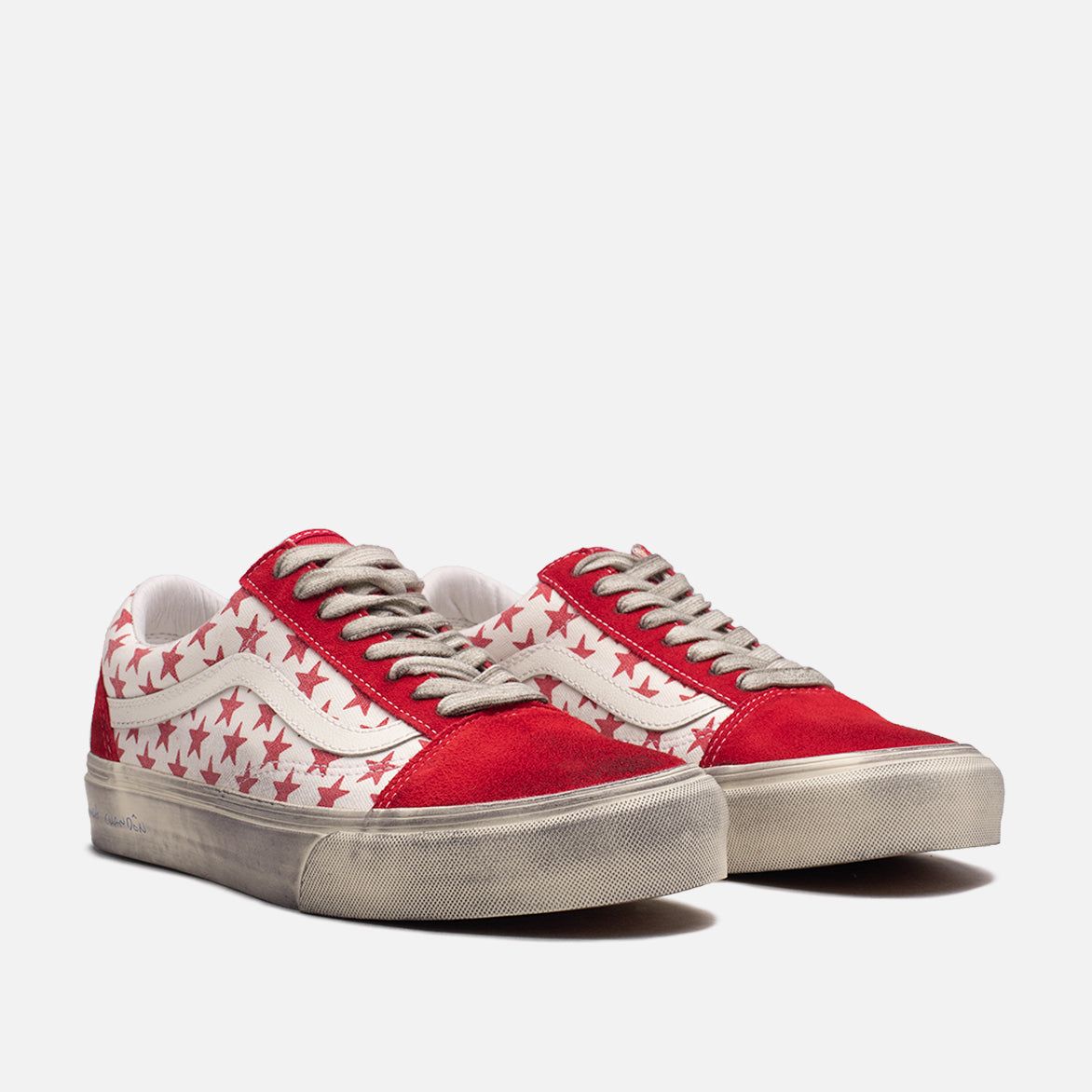 BIANCA CHANDON X VANS VAULT OLD SKOOL VLT LX - STRESSED RED / WHITE sold by Lapstone & Hammer product image thumbnail 2