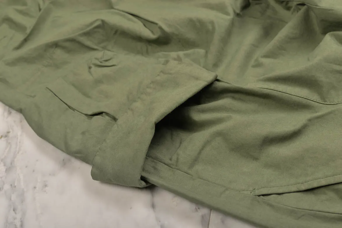 SATEEN CARGO PANTS - OLIVE sold by Lapstone & Hammer product image thumbnail 4