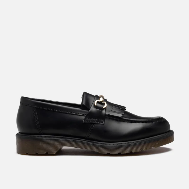 ADRIAN SNAFFLE LEATHER - BLACK POLISHED made by Dr. Martens