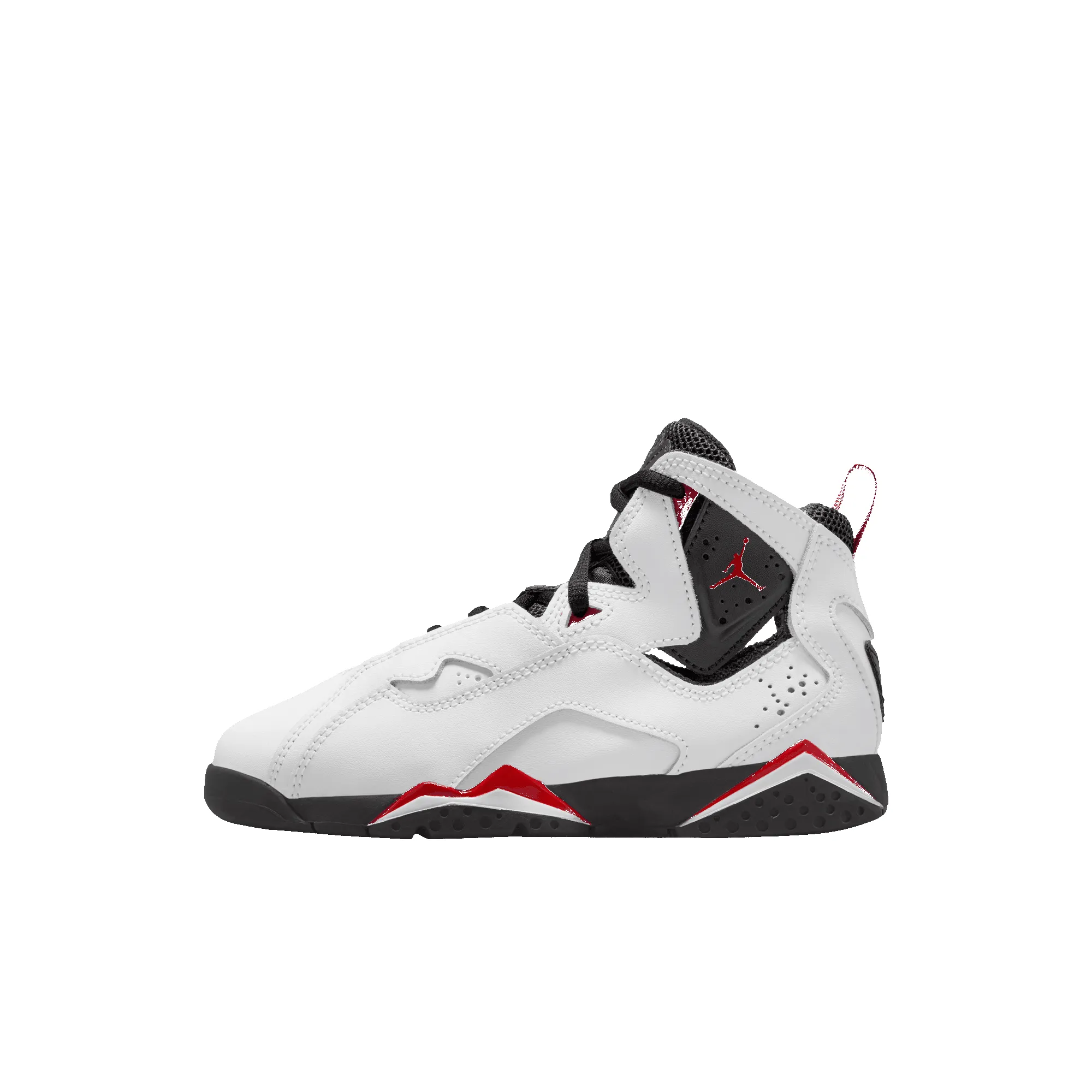 JORDAN TRUE FLIGHT (PS) - WHITE / BLACK / VARSITY RED sold by Lapstone & Hammer product image thumbnail 5