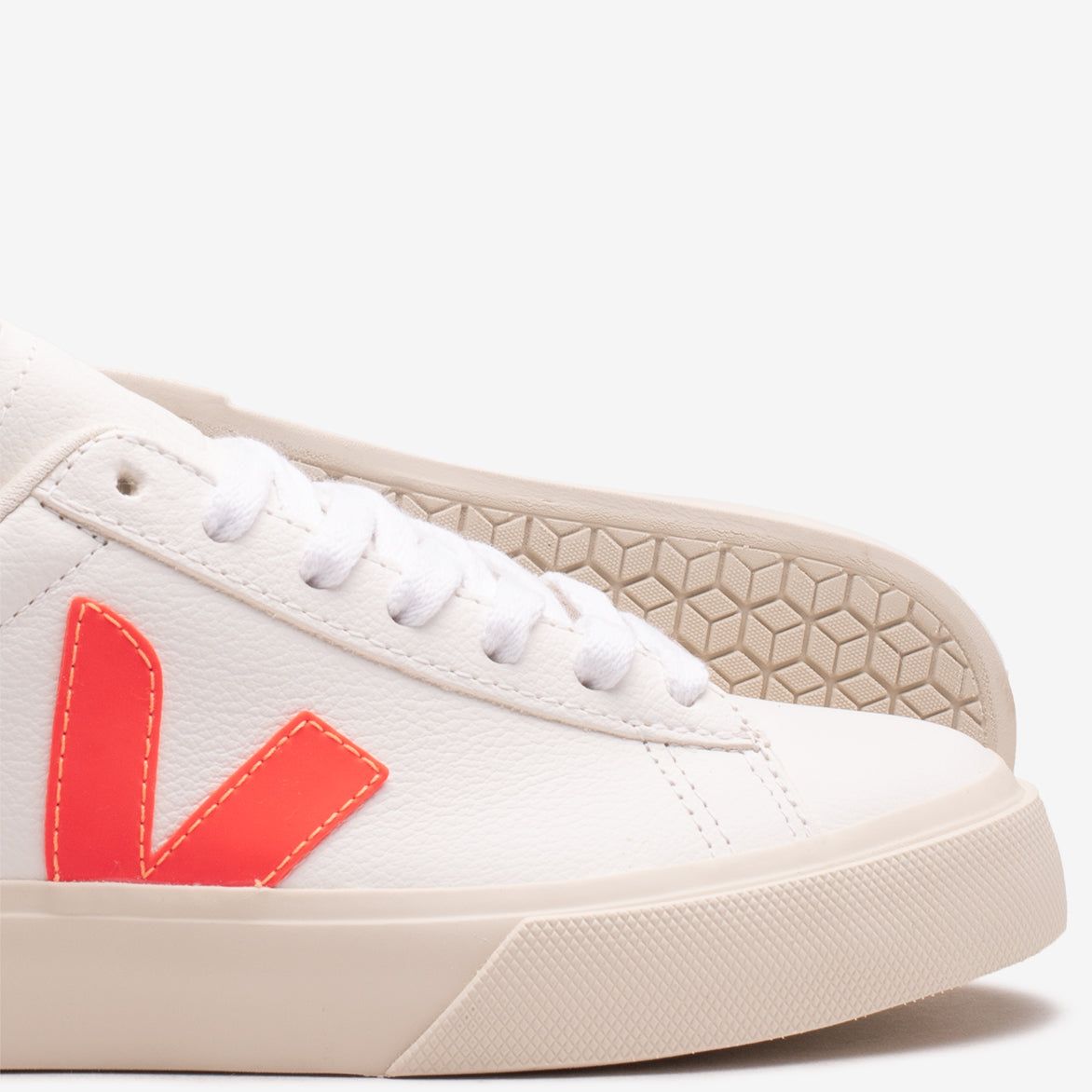 WMNS CAMPO CHROMEFREE LEATHER - White / Orange sold by Lapstone & Hammer product image thumbnail 4