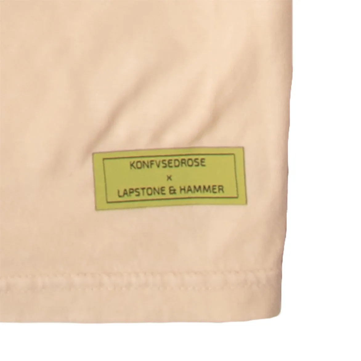 KONFVSEDROSE FOR LAPSTONE "ATHLETIC DEPT" TEE - IVORY sold by Lapstone & Hammer product image thumbnail 3