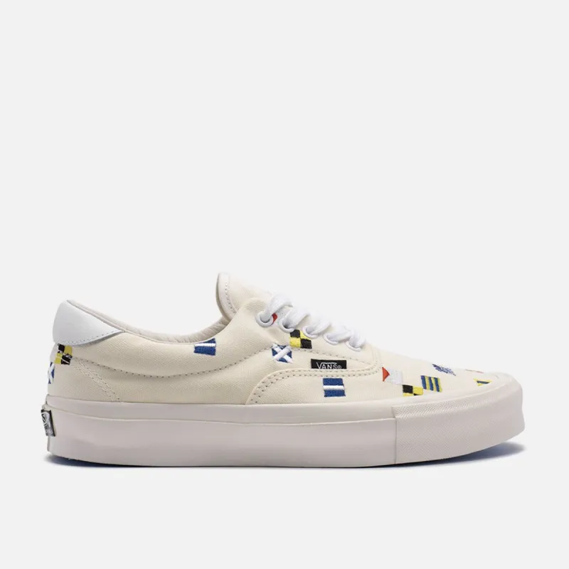 VANS VAULT OG STYLE 45 LX - CLASSIC WHITE / SIGNAL FLAG sold by Lapstone & Hammer