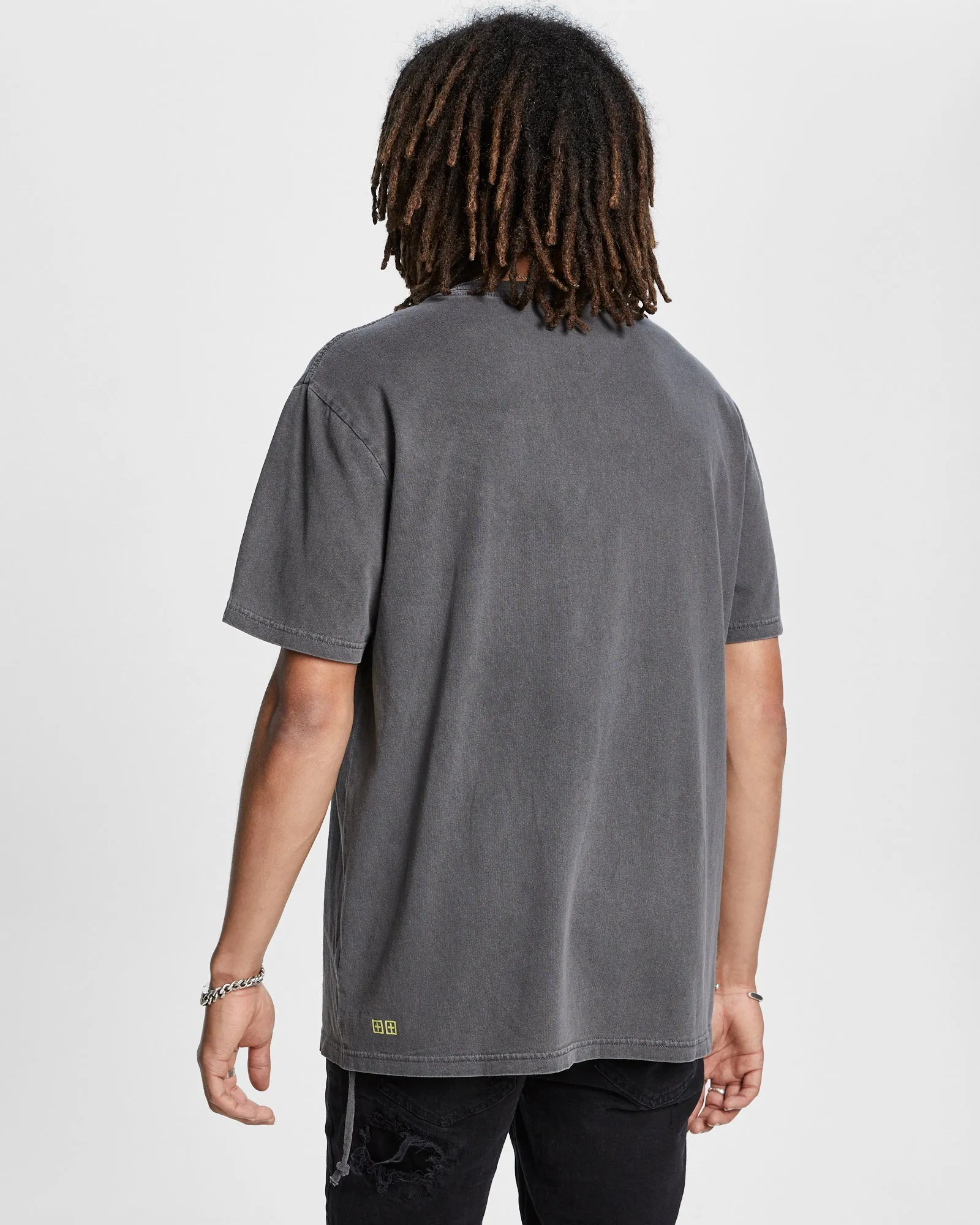 HIGH HORSE KASH SS TEE - GREY sold by Lapstone & Hammer product image thumbnail 2