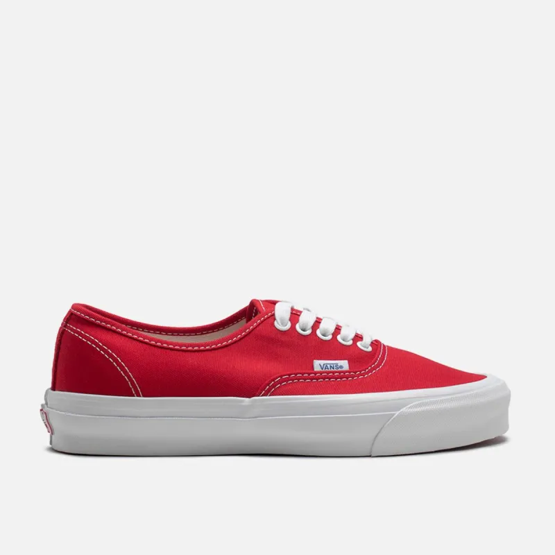 VANS VAULT OG AUTHENTIC LX - RED / WHITE sold by Lapstone & Hammer