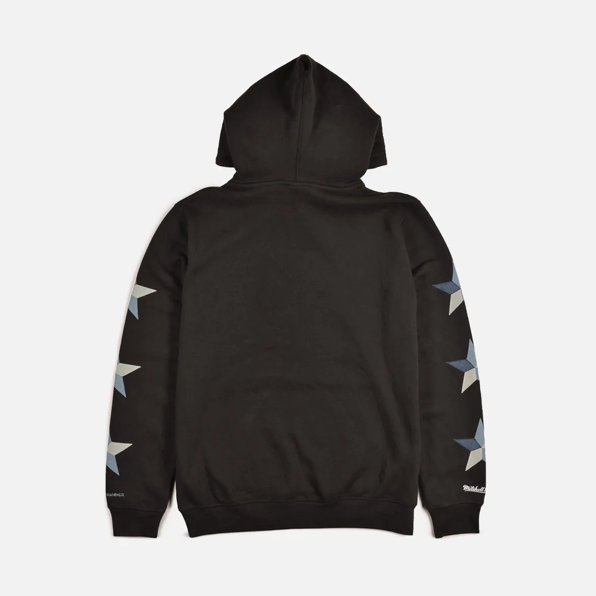 LAPSTONE X M&N DENIM PATCHWORK HOODIE - BLACK sold by Lapstone & Hammer product image thumbnail 2