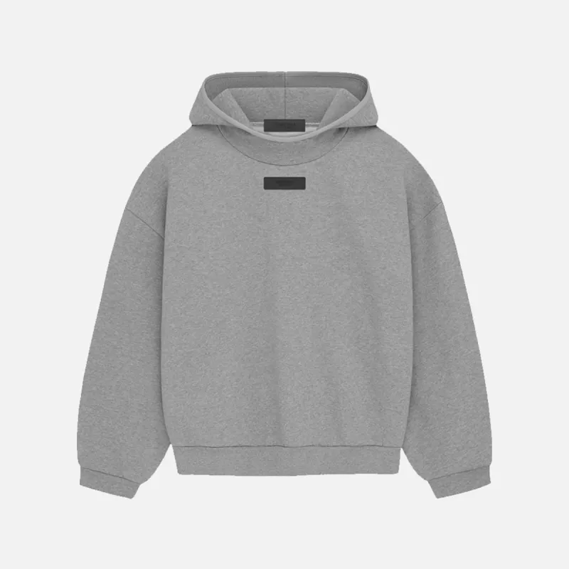 ESSENTIALS HOODIE - DARK HEATHER OATMEAL sold by Lapstone & Hammer