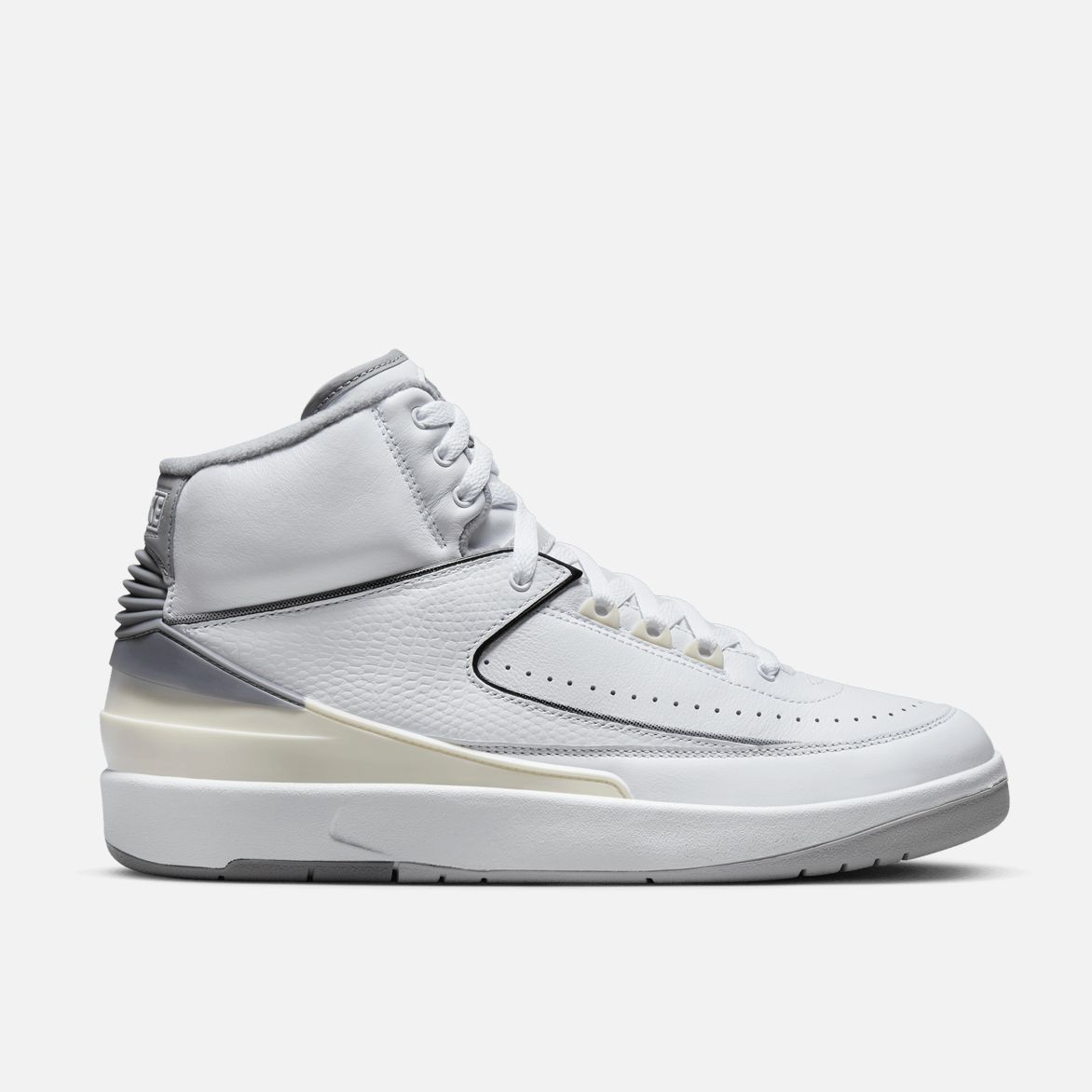 AIR JORDAN 2 RETRO "WHITE / CEMENT GREY" sold by Lapstone & Hammer