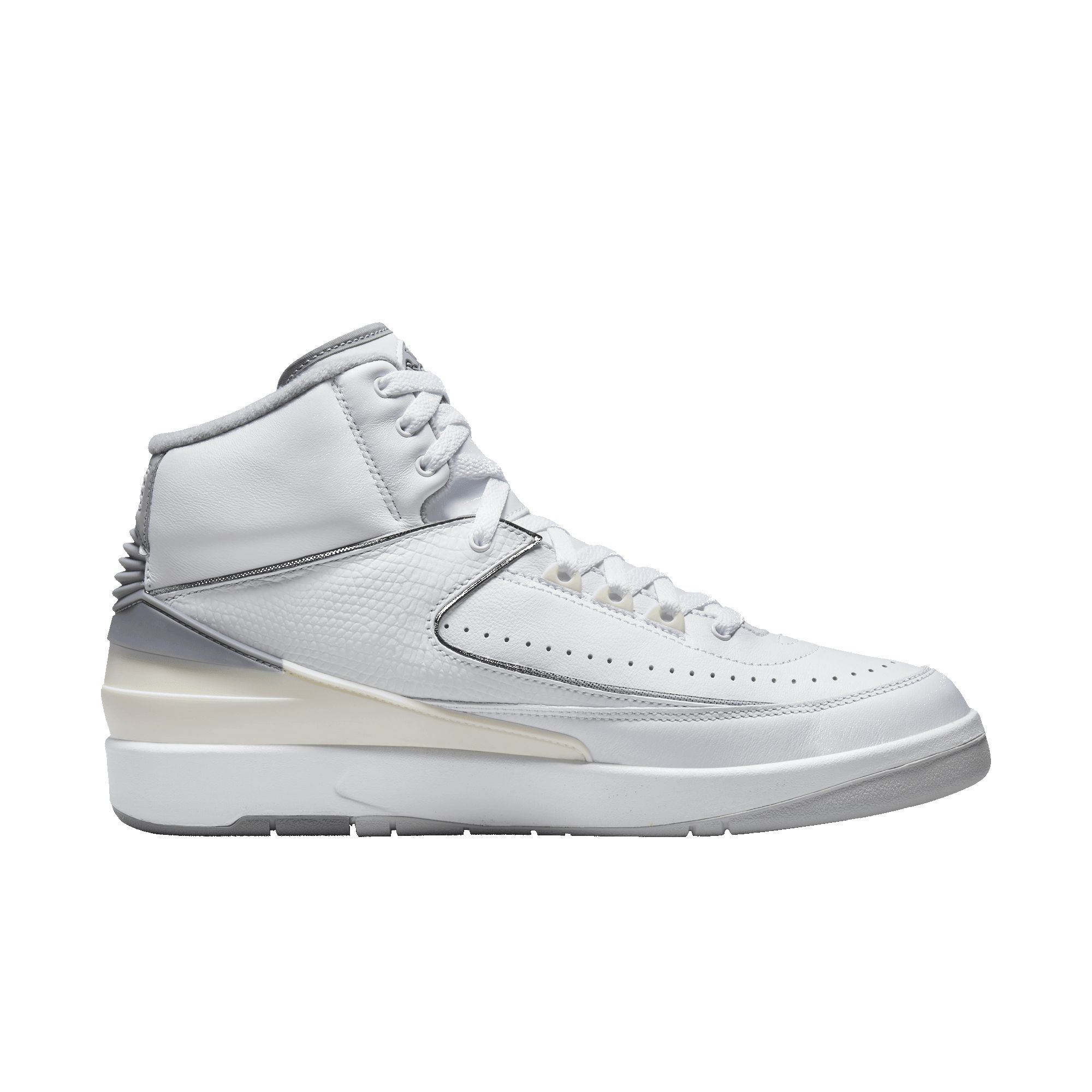 AIR JORDAN 2 RETRO "WHITE / CEMENT GREY" sold by Lapstone & Hammer product image thumbnail 3