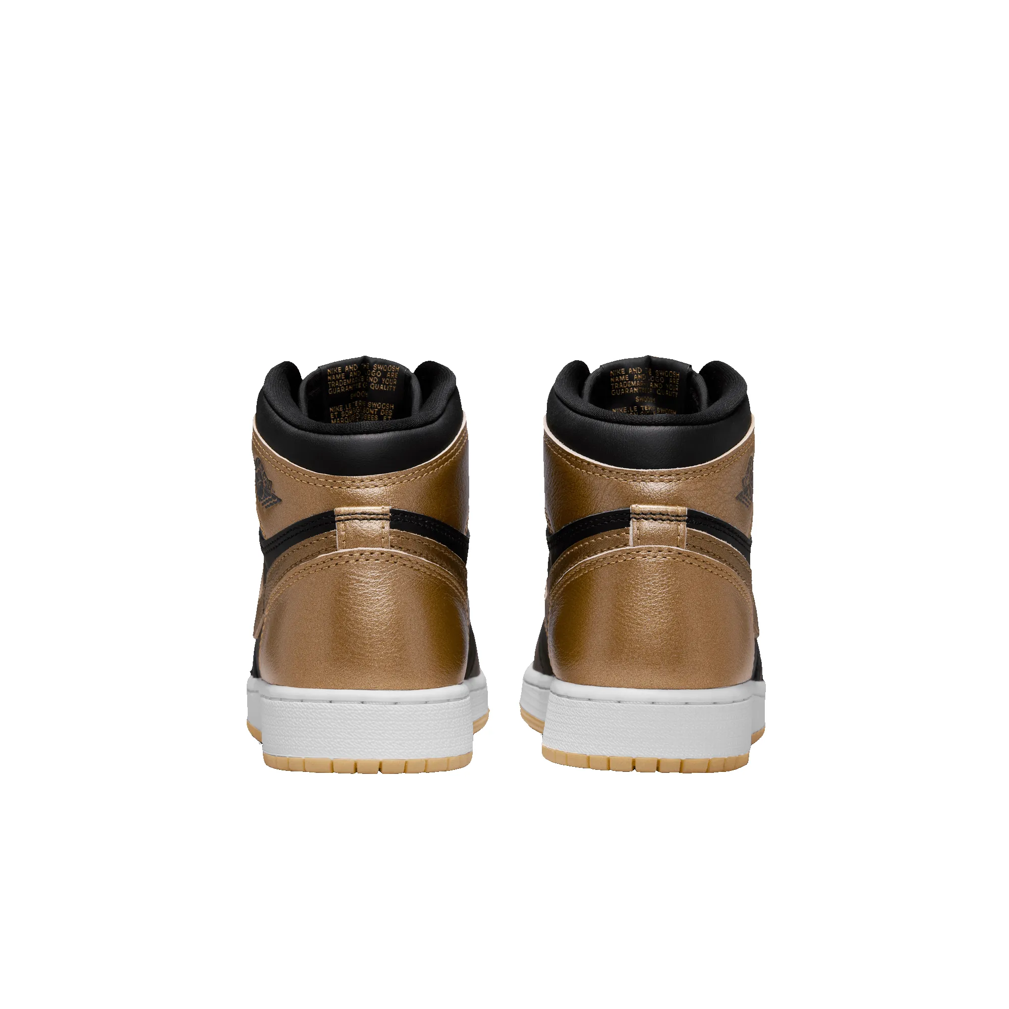 AIR JORDAN 1 RETRO HIGH OG (GS) "BLACK / METALLIC GOLD" sold by Lapstone & Hammer product image thumbnail 4