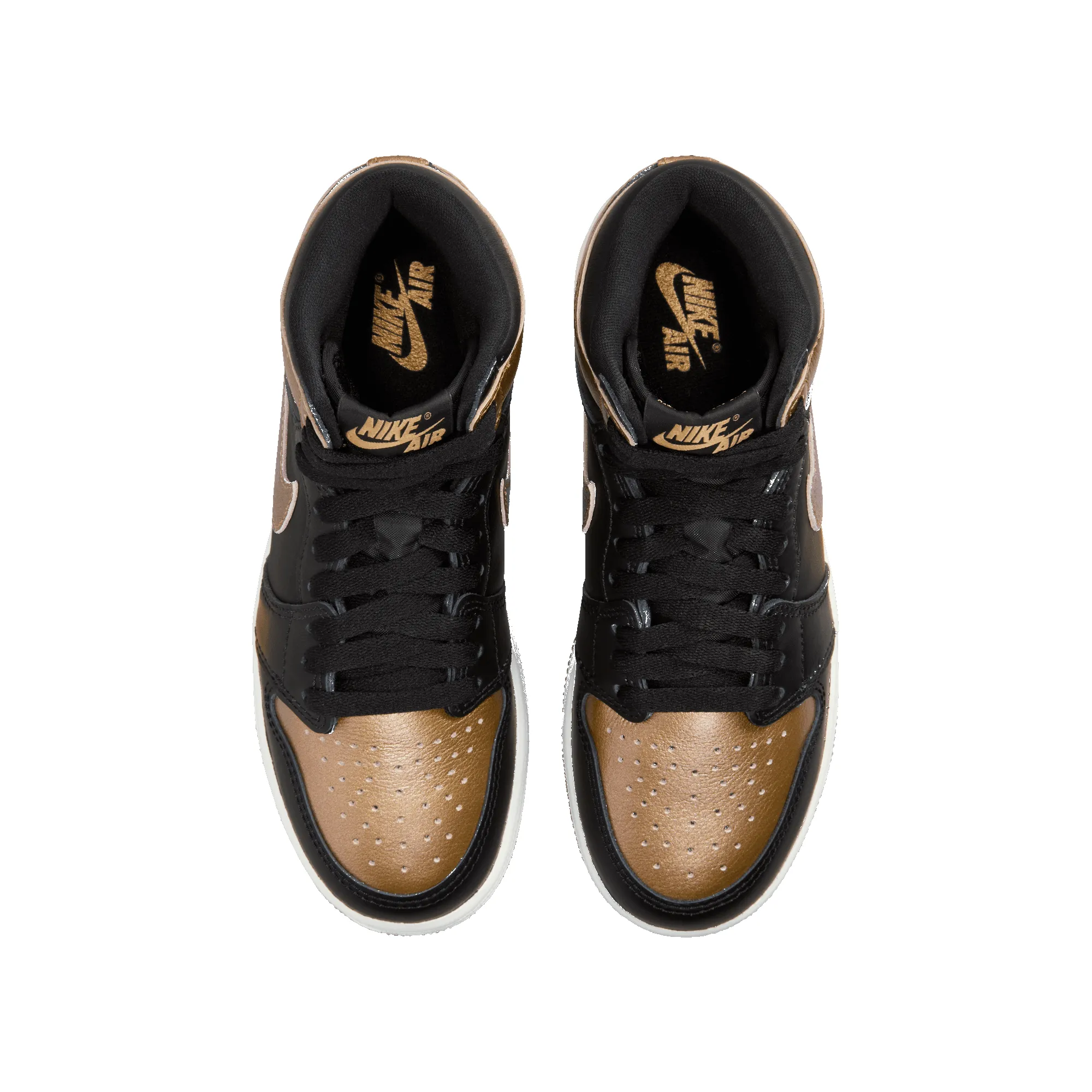AIR JORDAN 1 RETRO HIGH OG (GS) "BLACK / METALLIC GOLD" sold by Lapstone & Hammer product image thumbnail 5