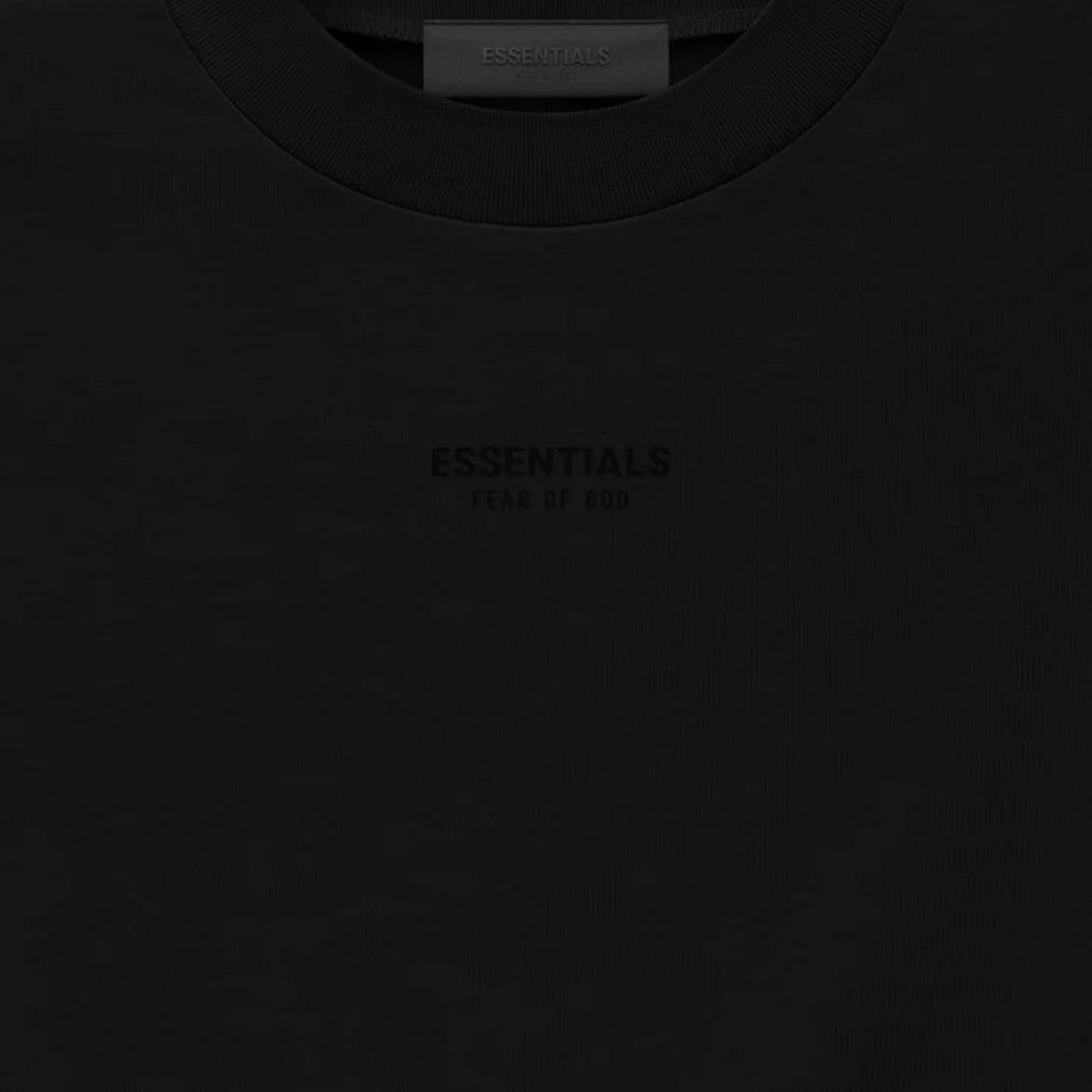 ESSENTIALS TEE - JET BLACK sold by Lapstone & Hammer product image thumbnail 3