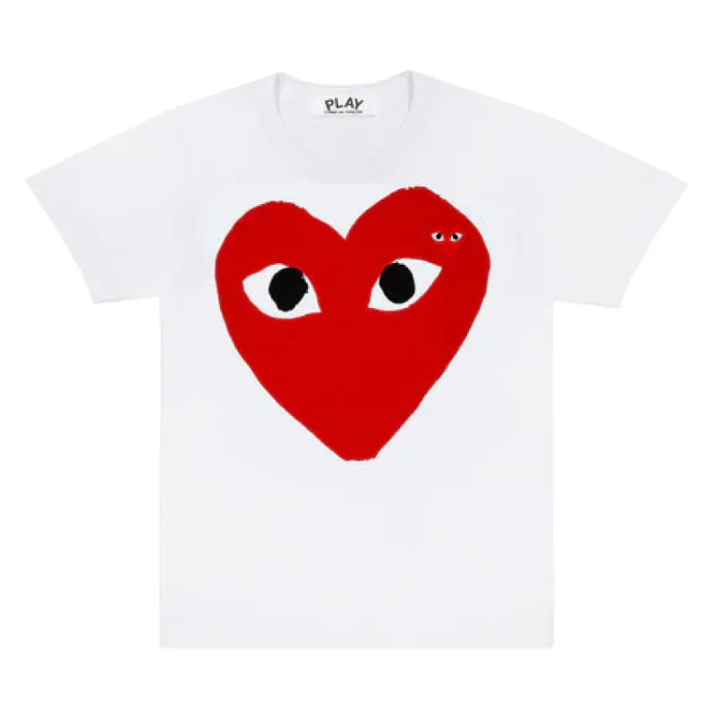 WMNS BIG HEART - WHITE / RED sold by Lapstone & Hammer