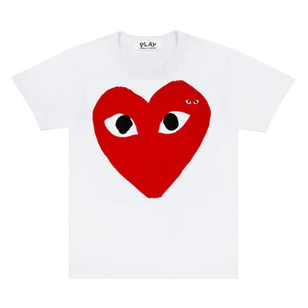 WMNS BIG HEART - WHITE / RED sold by Lapstone & Hammer
