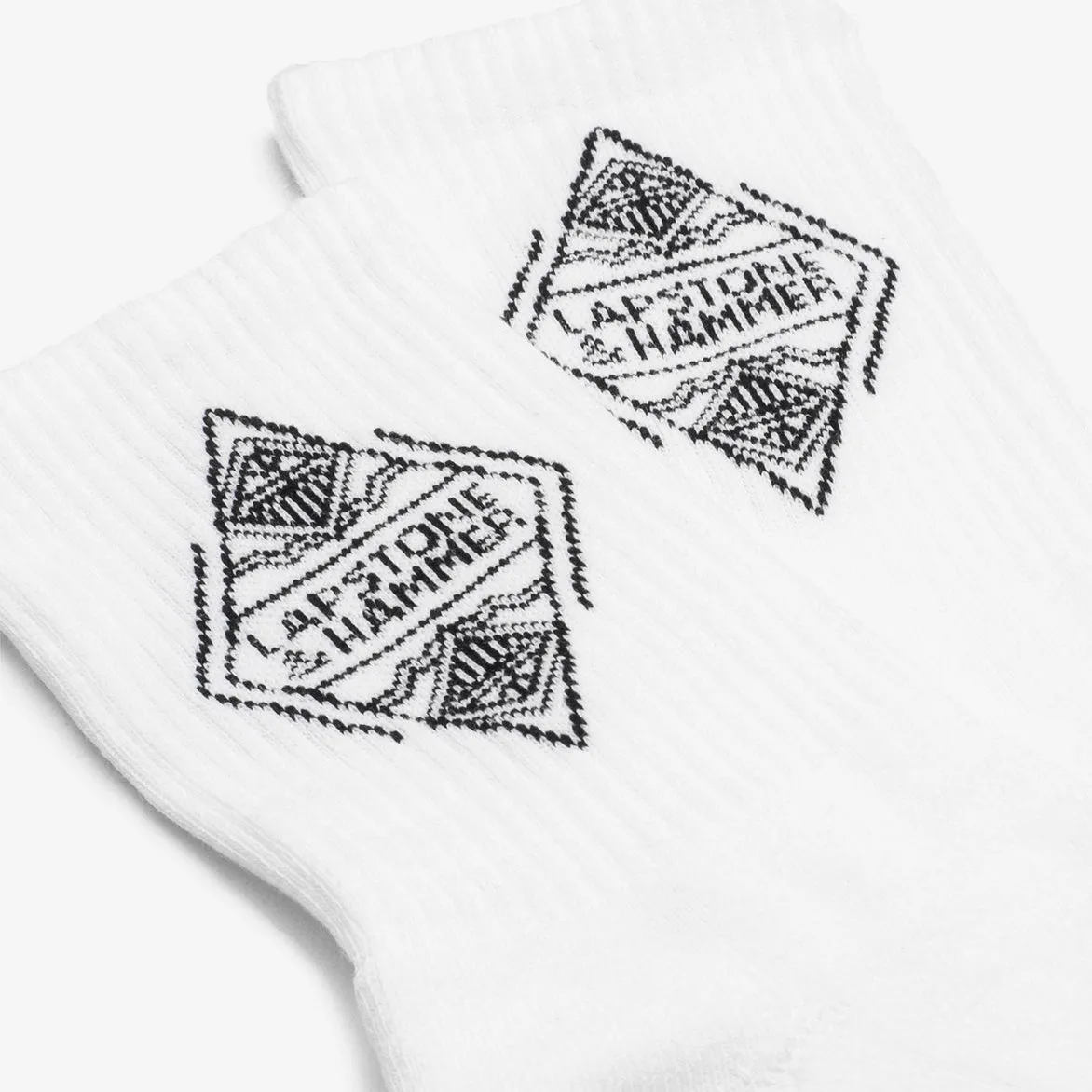 DIAMOND CREW SOCK - WHITE sold by Lapstone & Hammer product image thumbnail 5