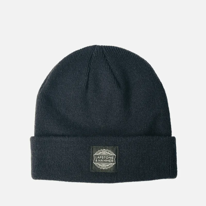 LAPSTONE KNIT BEANIE - NAVY sold by Lapstone & Hammer