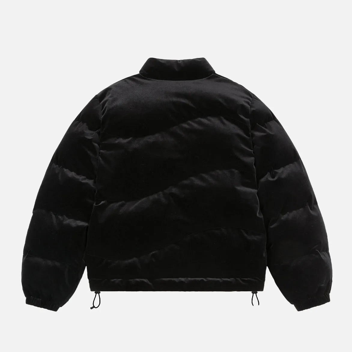 VELVET QUILTED PUFFER - BLACK sold by Lapstone & Hammer product image thumbnail 2