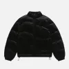 VELVET QUILTED PUFFER - BLACK sold by Lapstone & Hammer