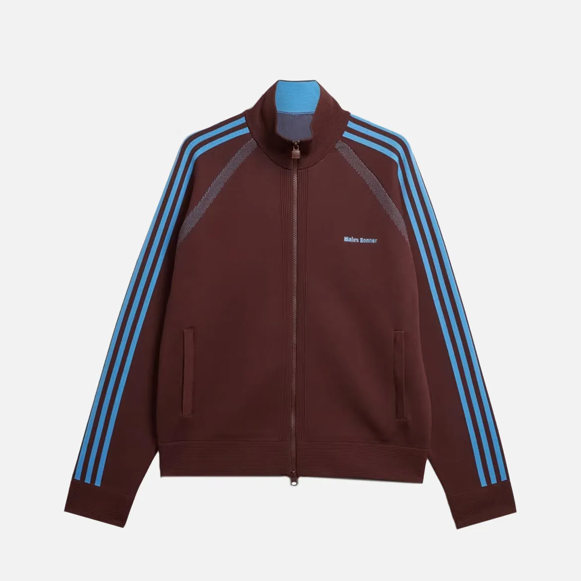 WALES BONNER X ADIDAS KNIT TRACK JACKET - MYSTERY BROWN sold by Lapstone & Hammer