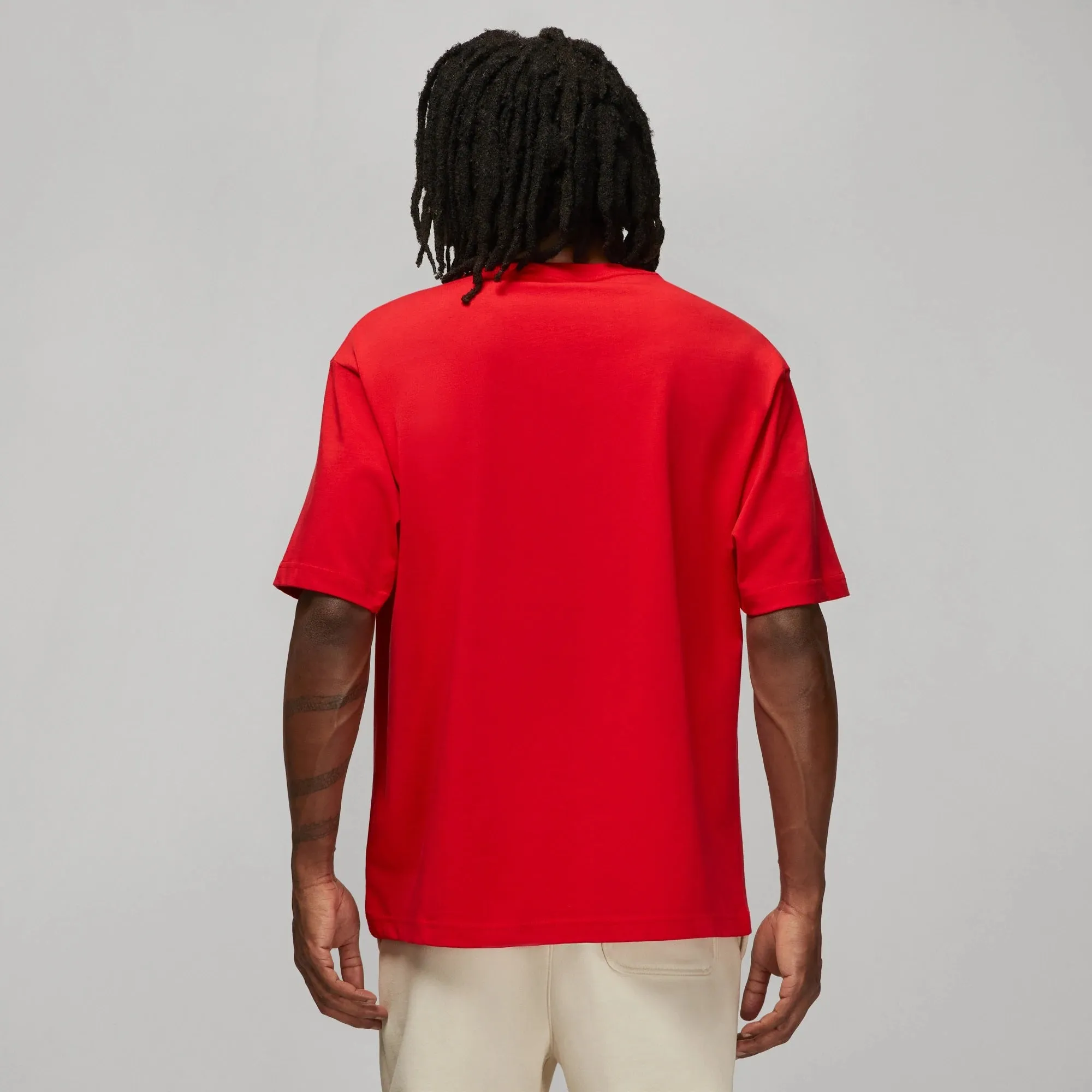 AIR JORDAN WORDMARK SS TEE - FIRE RED sold by Lapstone & Hammer product image thumbnail 2