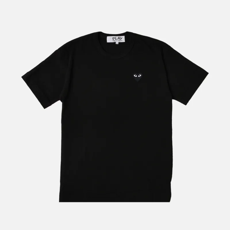 BLACK HEART LOGO TEE - BLACK/ BLACK sold by Lapstone & Hammer