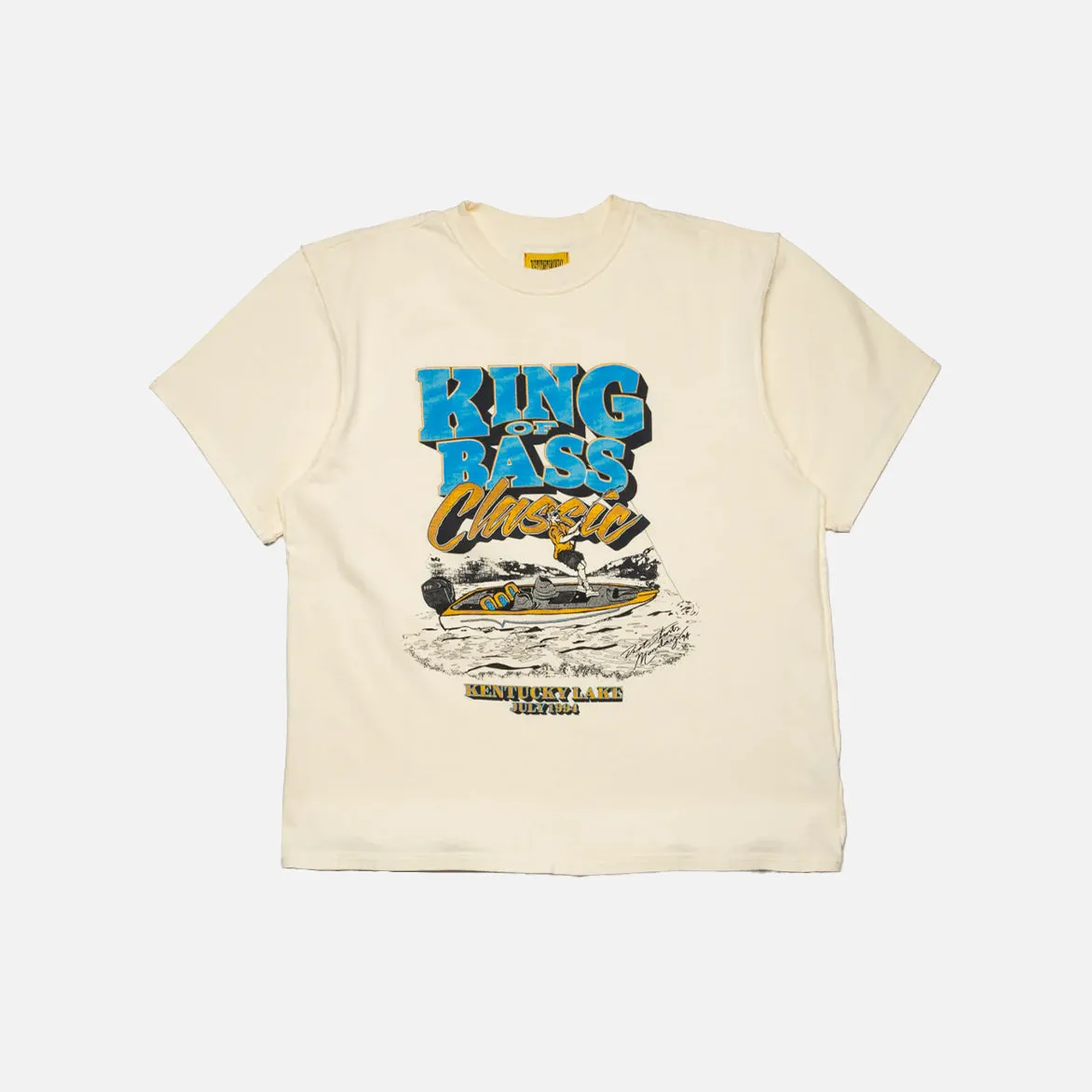 BASS TEE - ANTIQUE WHITE sold by Lapstone & Hammer