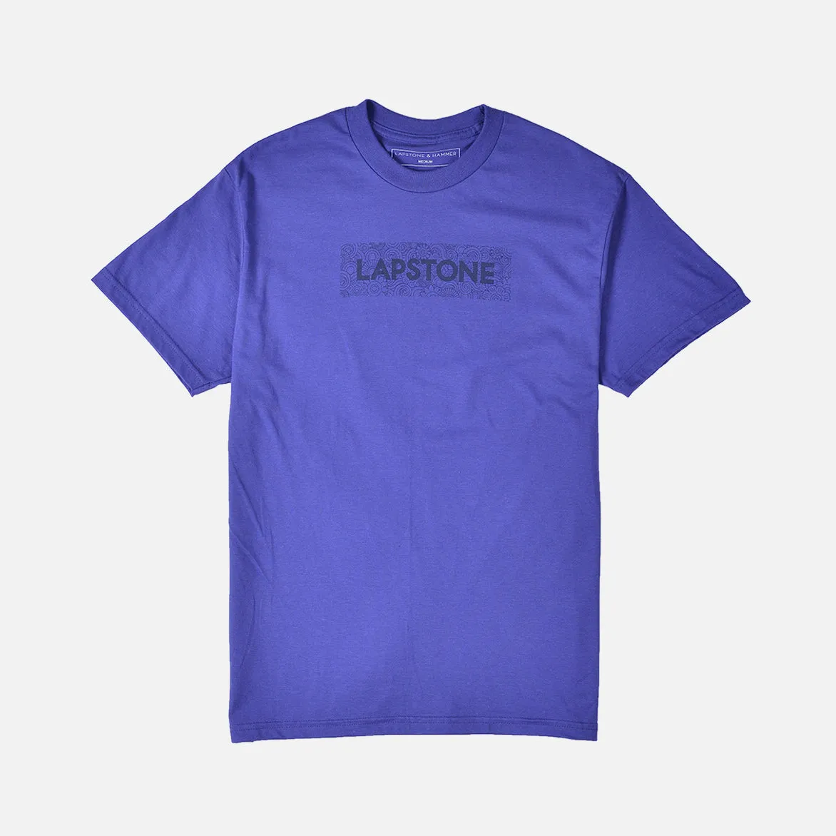 LAPSTONE DECO BOX TEE - COBALT sold by Lapstone & Hammer
