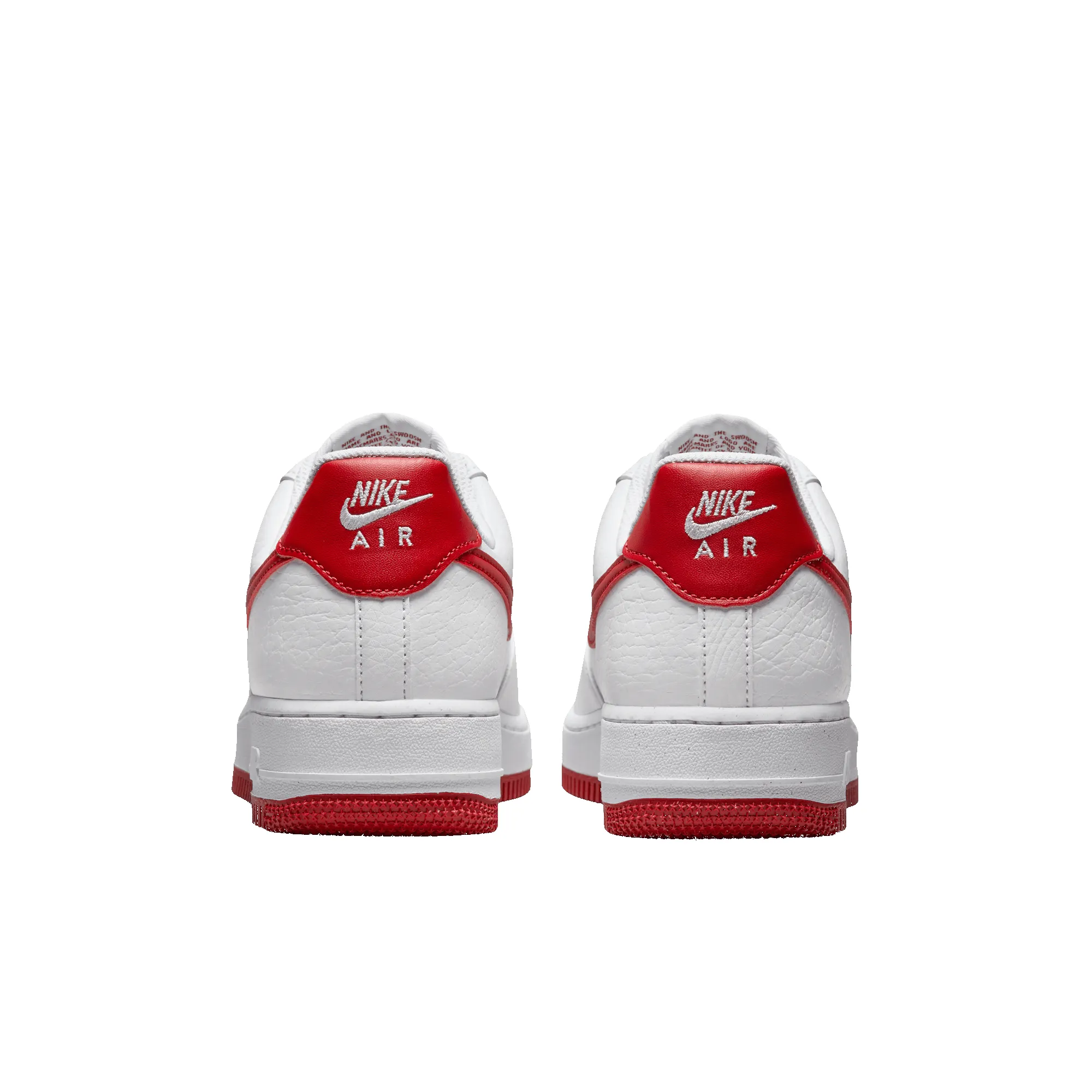 WMNS AIR FORCE 1 `07 NN - WHITE / GYM RED sold by Lapstone & Hammer product image thumbnail 4