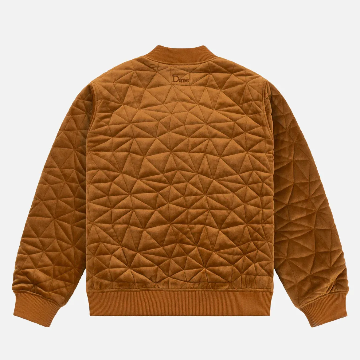 VELOUR BOMBER JACKET - RUST sold by Lapstone & Hammer product image thumbnail 2