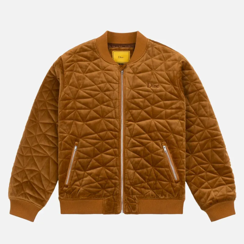 VELOUR BOMBER JACKET - RUST sold by Lapstone & Hammer