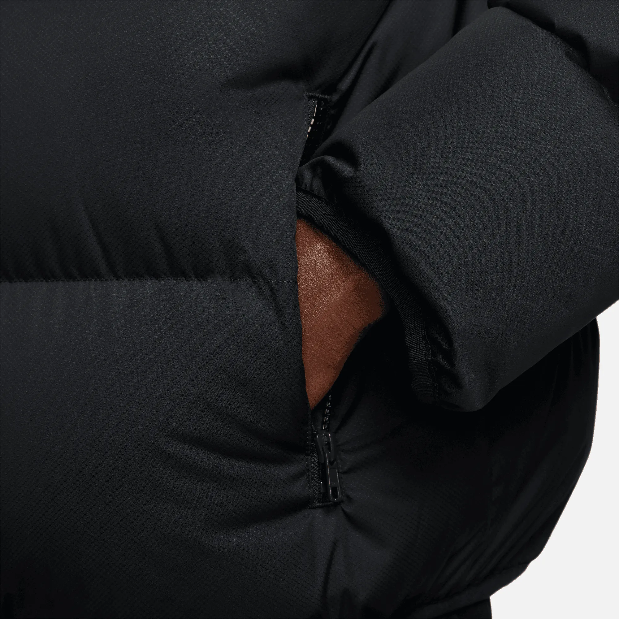 NIKE MENS PUFFER JACKETS - BLACK sold by Lapstone & Hammer product image thumbnail 5