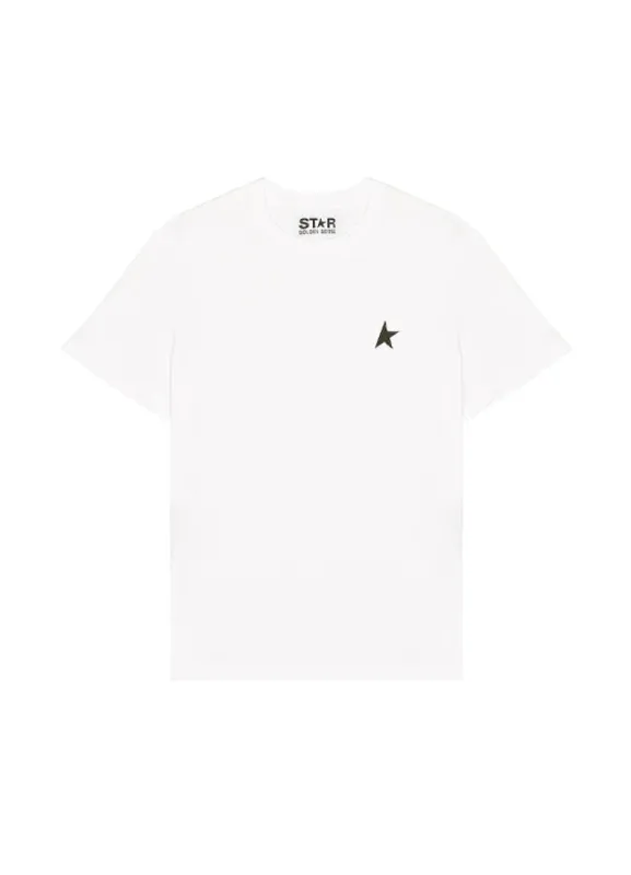 STAR M`S REGULAR T-SHIRT - WHITE sold by Lapstone & Hammer