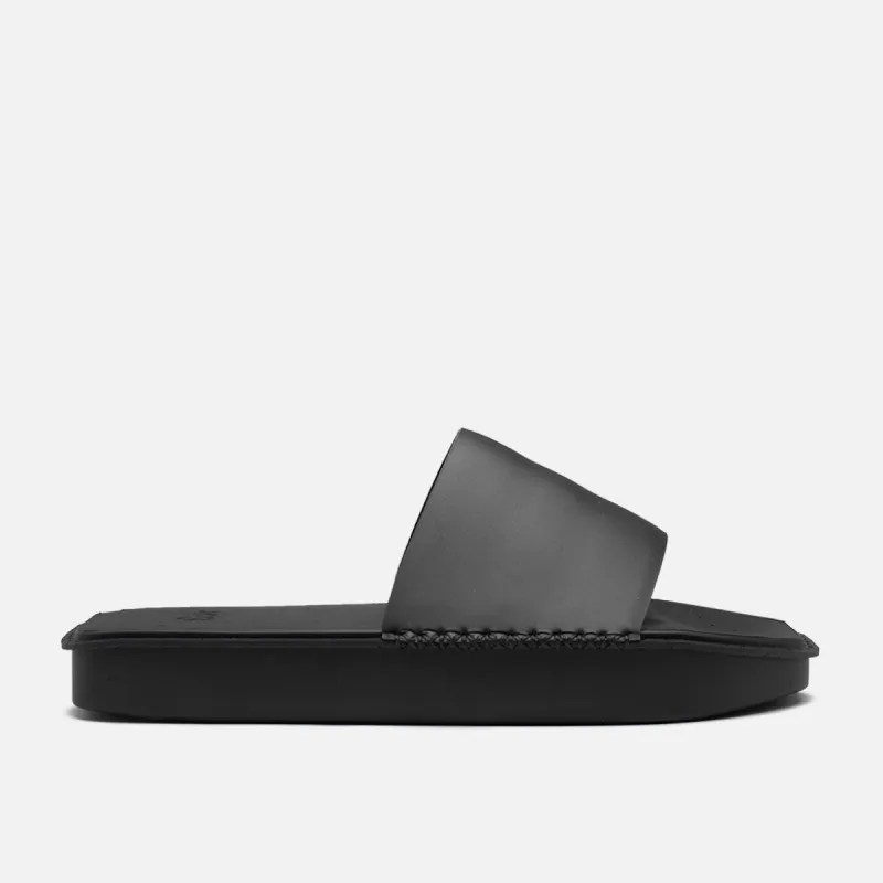 Y-3 WATER SLIDE - BLACK sold by Lapstone & Hammer