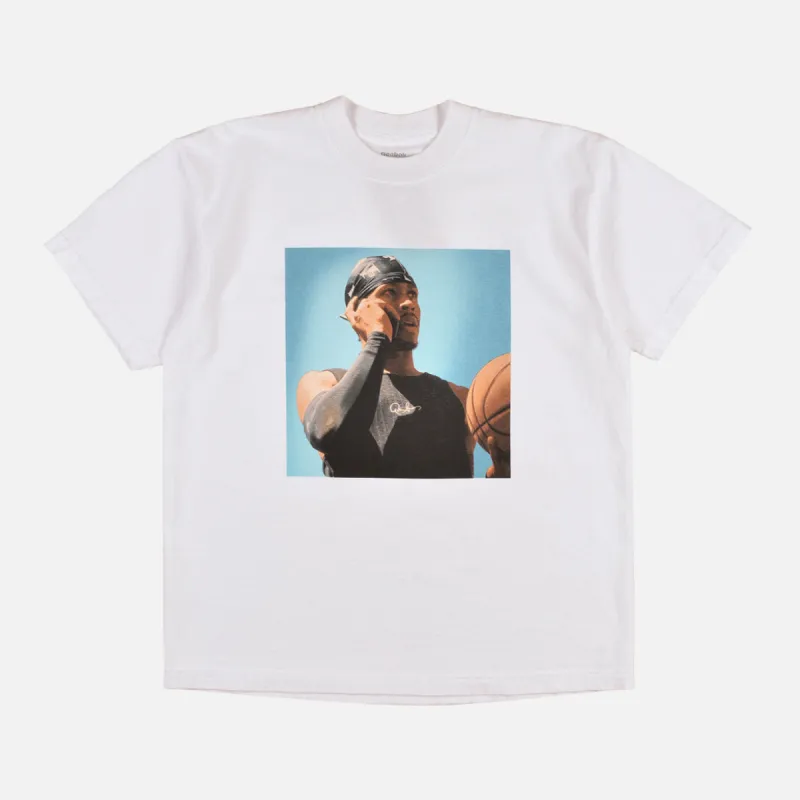 ALLEN IVERSON "PHONE & BALL" TEE - WHITE sold by Lapstone & Hammer