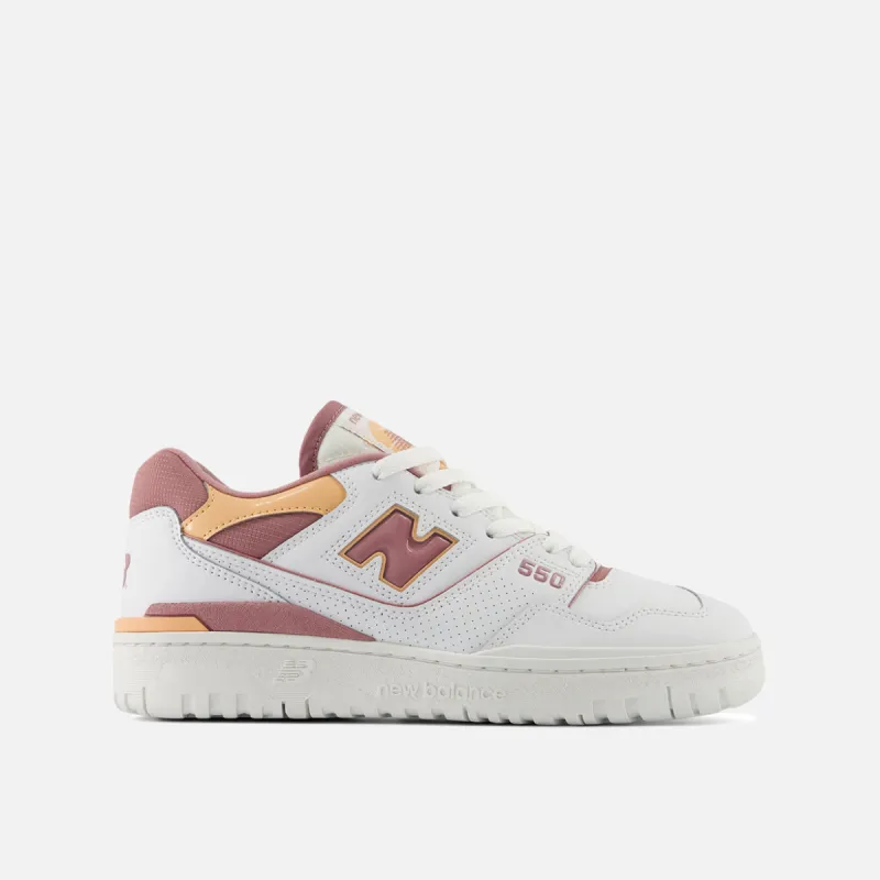 WMNS 550 - WHITE / PINK / ORANGE sold by Lapstone & Hammer
